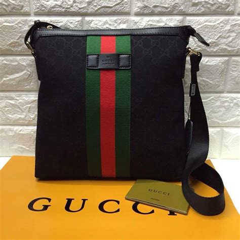 gucci sling bag original vs fake|Gucci sling bag price.